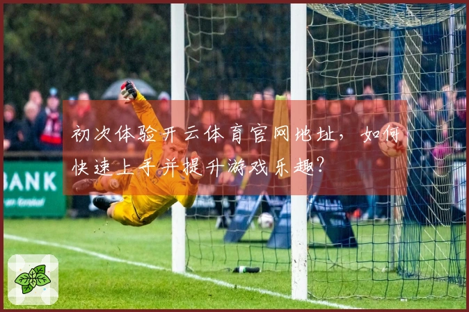 初次体验开云体育官网地址，如何快速上手并提升游戏乐趣？